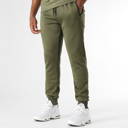 LBO - Ensemble De Survetement Dégradé 0325 Noir Vert Kaki