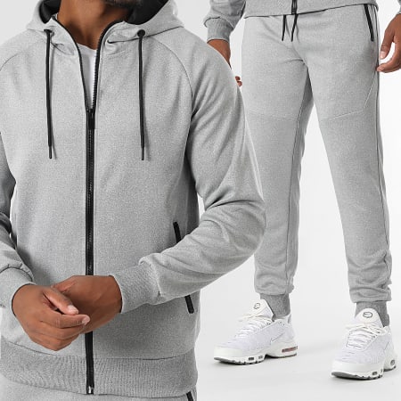 LBO - Ensemble De Survêtement 0324 Gris Chiné