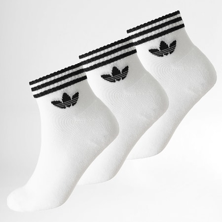 Adidas Originals - 3 paar sokken met 3 strepen JV7435 Wit