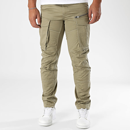 G-Star - Pantalon Cargo Rovic Zip 3D Tapered D02190-5126 Vert Kaki Clair
