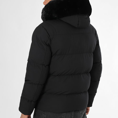 LBO - Doudoune Capuche Fourrure 1969 Noir