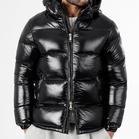 LBO - Plumífero con capucha desmontable 1973 Negro