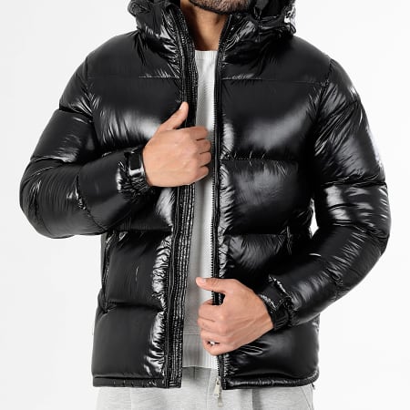 LBO - Plumífero con capucha desmontable 1973 Negro