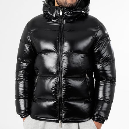 LBO - Plumífero con capucha desmontable 1973 Negro