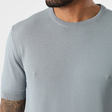Mackten - Tee Shirt Maille 566 Bleu Clair
