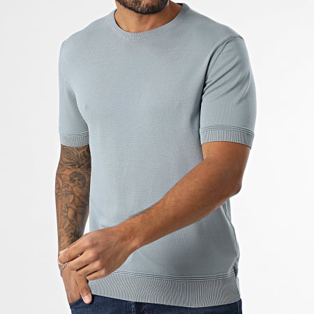 Mackten - Tee Shirt Maille 566 Bleu Clair