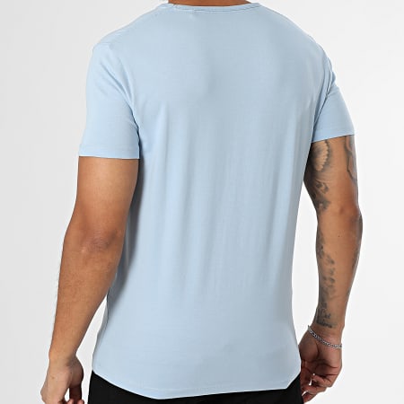 Pepe Jeans - Tee Shirt Slim Original Basic PM508212 Bleu Clair