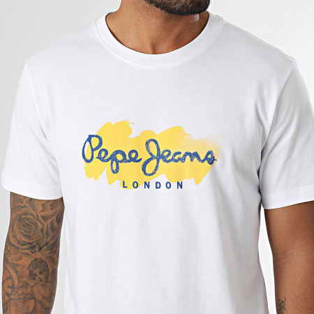 Pepe Jeans - Tee Shirt Milton PM509959 Blanc