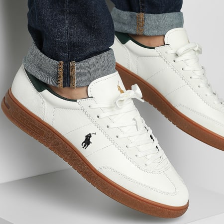 Polo Ralph Lauren - Scarpe da ginnastica Bedford Bianco Forest