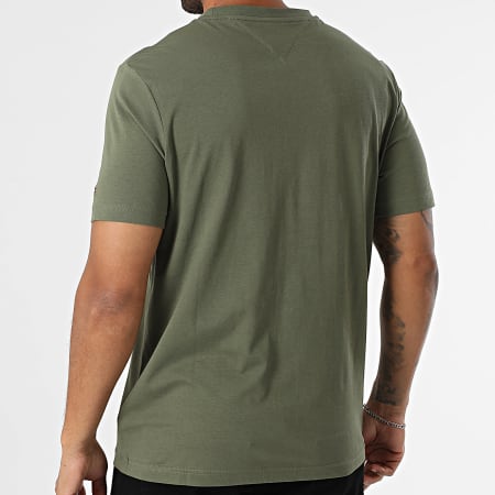 Tommy Hilfiger - Tee Shirt Brand Love Hilfiger 0324 Vert Kaki