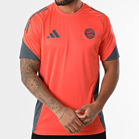 Adidas Sportswear - FC Bayern Banded Football Jersey JP1786 Orange