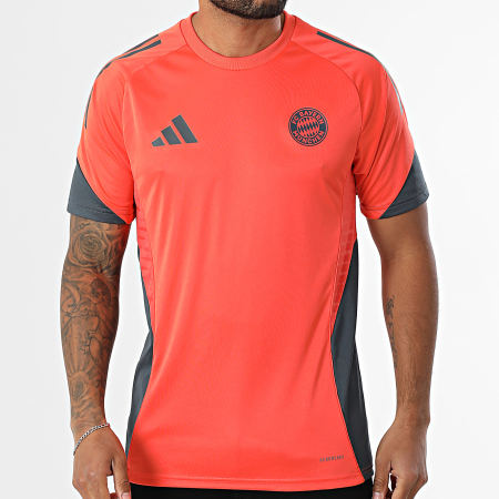 Adidas Sportswear - FC Bayern Banded Football Jersey JP1786 Orange
