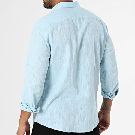 Classic Series - Chemise Manches Longues Regular Fit 807 Bleu Clair Chiné