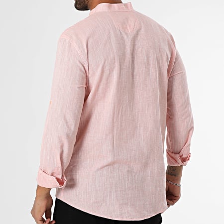 Armita - Chemise Manches Longues Regular Fit 808 Rouge Chiné