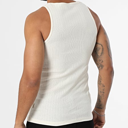 Jack And Jones - Débardeur Côtelé Acapulco Beige