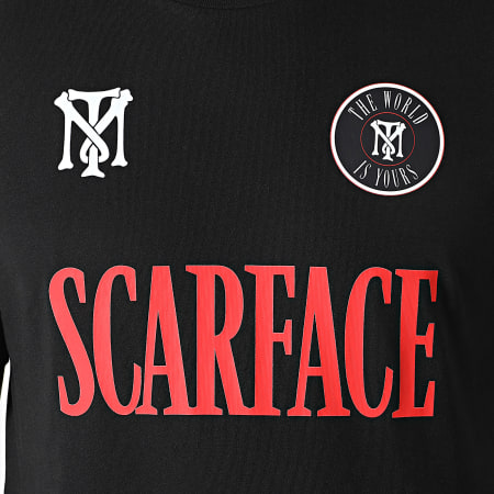 Scarface - Ensemble Tee Shirt Et Short Jogging The World Is Yours Noir