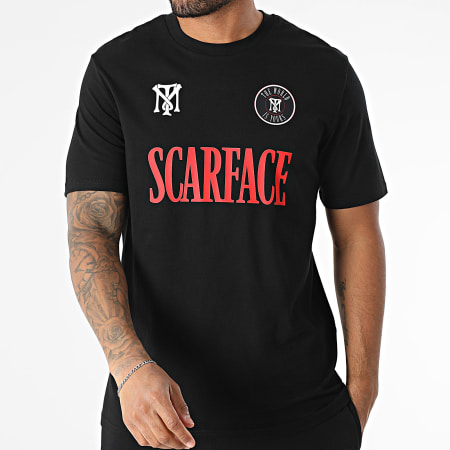 Scarface - Ensemble Tee Shirt Et Short Jogging The World Is Yours Noir