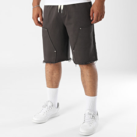 Uniplay - Short Jogging Essentiel 113 Gris Anthracite