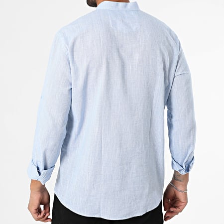 Armita - Chemise Manches Longues Regular Fit 808 Bleu Roi Chiné