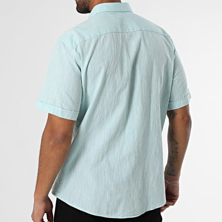 Armita - Chemise Manches Courtes Regular Fit 853 Vert Clair Chiné