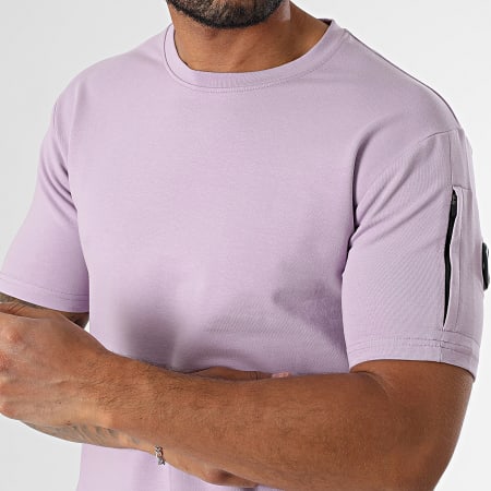 Black Industry - Ensemble Tee Shirt Oversize Et Short Jogging Lilas