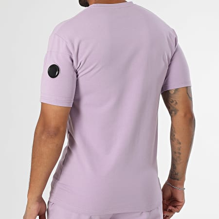 Black Industry - Ensemble Tee Shirt Oversize Et Short Jogging Lilas