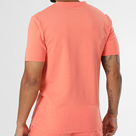 Black Industry - Ensemble Tee Shirt Oversize Et Short Jogging Saumon