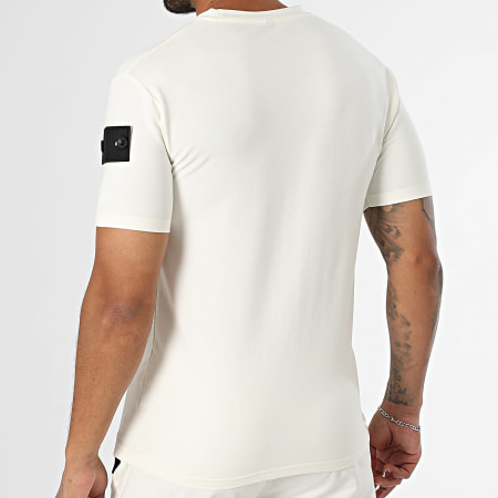 Black Industry - Ensemble Tee Shirt Et Short Jogging 009 Beige Clair