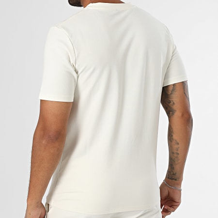Black Industry - Ensemble Tee Shirt Oversize Et Short Jogging Beige Clair