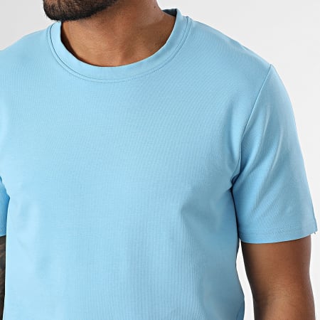 Black Industry - Ensemble Tee Shirt Oversize Et Short Jogging Bleu Clair