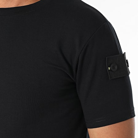 Black Industry - Ensemble Tee Shirt Et Short Jogging 009 Noir