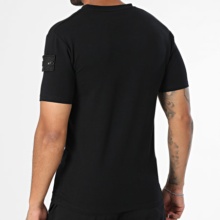 Black Industry - Ensemble Tee Shirt Et Short Jogging 009 Noir