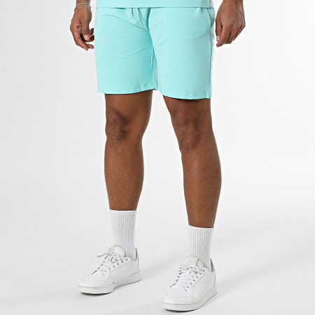 Black Industry - Ensemble Tee Shirt Oversize Et Short Jogging Turquoise