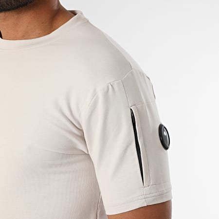 Black Industry - Ensemble Tee Shirt Oversize Et Short Jogging Beige