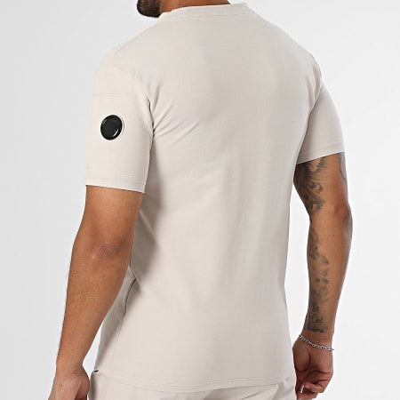 Black Industry - Ensemble Tee Shirt Oversize Et Short Jogging Beige