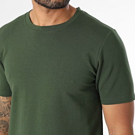 Black Industry - Ensemble Tee Shirt Oversize Et Short Jogging Vert Kaki