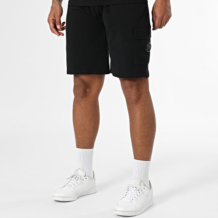 Black Industry - Ensemble Tee Shirt Oversize Et Short Jogging Noir