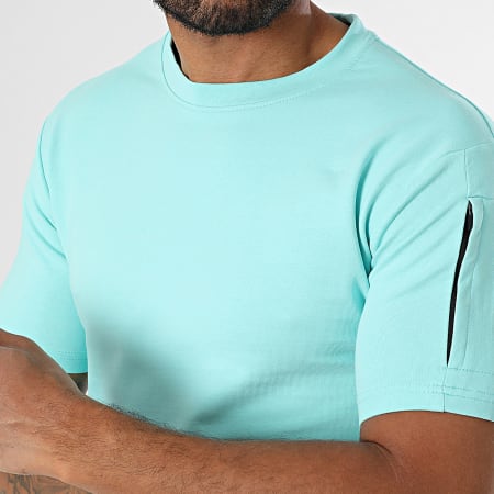 Black Industry - Ensemble Tee Shirt Oversize Et Short Jogging Turquoise