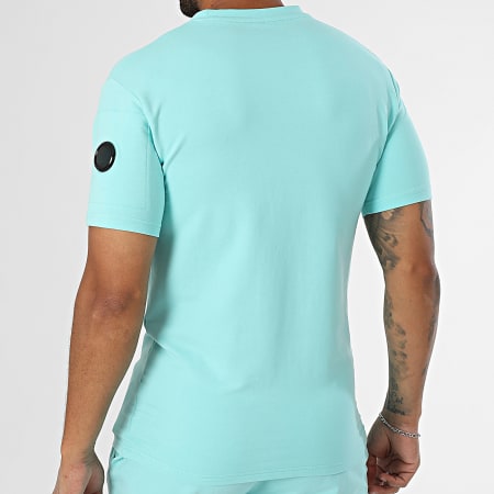 Black Industry - Ensemble Tee Shirt Oversize Et Short Jogging Turquoise