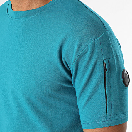 Black Industry - Ensemble Tee Shirt Oversize Et Short Jogging Bleu Pétrole