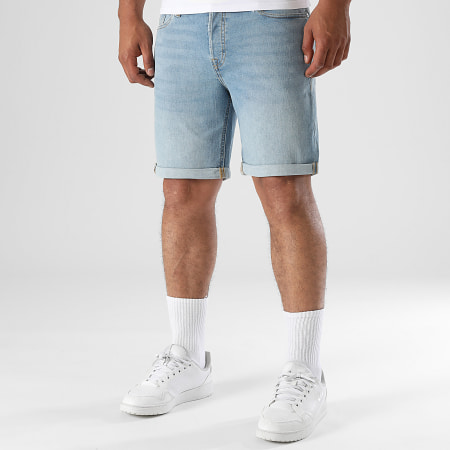 Jack And Jones - Short Jean Rick Original Bleu Denim
