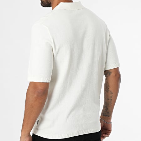 JJ Rebel - Polo Manches Courtes Callum Beige Clair