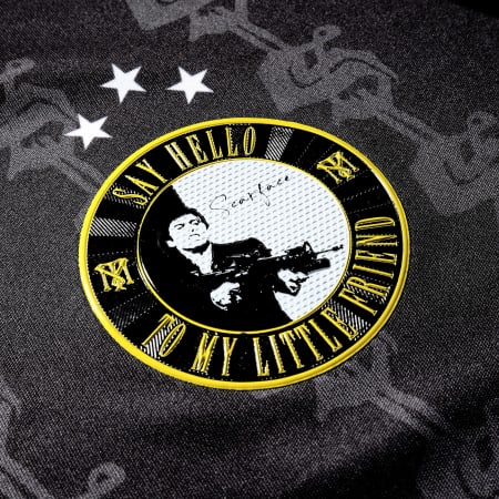 Scarface - Maillot Jersey World Is Yours Noir Doré