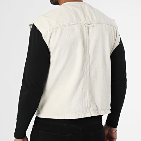 Uniplay - Gilet Jean Sans Manches 69A Beige Clair