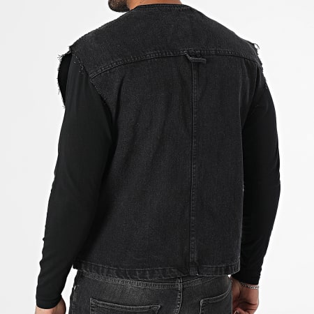 Uniplay - Gilet Jean Sans Manches 69A Noir