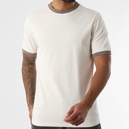 LBO - Tee Shirt Cuello Redondo 3812 Beige Marrón