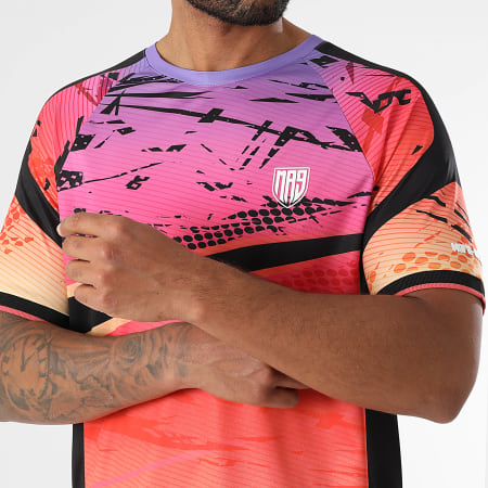 MA9 Mafia Nueve - Phuket oranje zonsondergang T-shirt en joggingbroek set