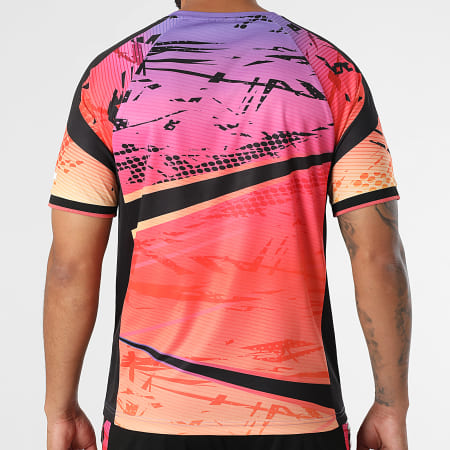 MA9 Mafia Nueve - Phuket oranje zonsondergang T-shirt en joggingbroek set