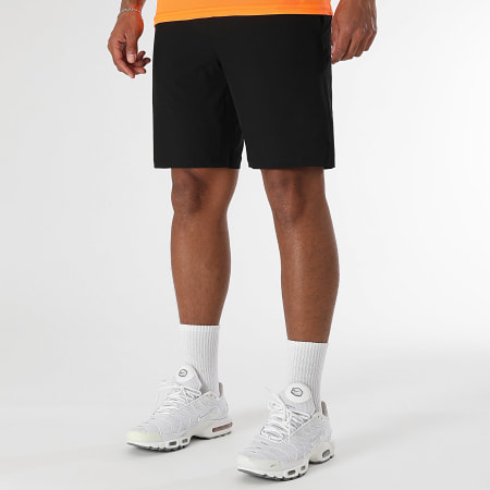 Teddy Yacht Club - Tech Atelier Paris Orange Black Jersey and Jogging Shorts Set