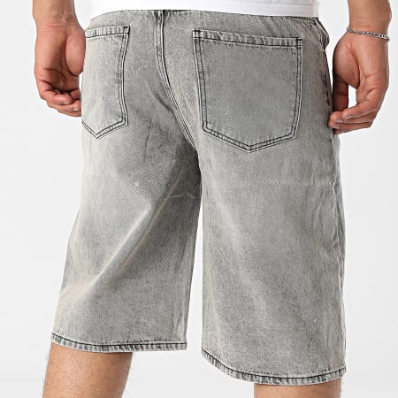 Uniplay - Baggy Fit Jean Shorts 388 Grey